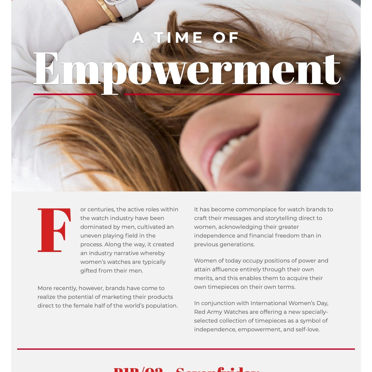 A Time of Empowerment