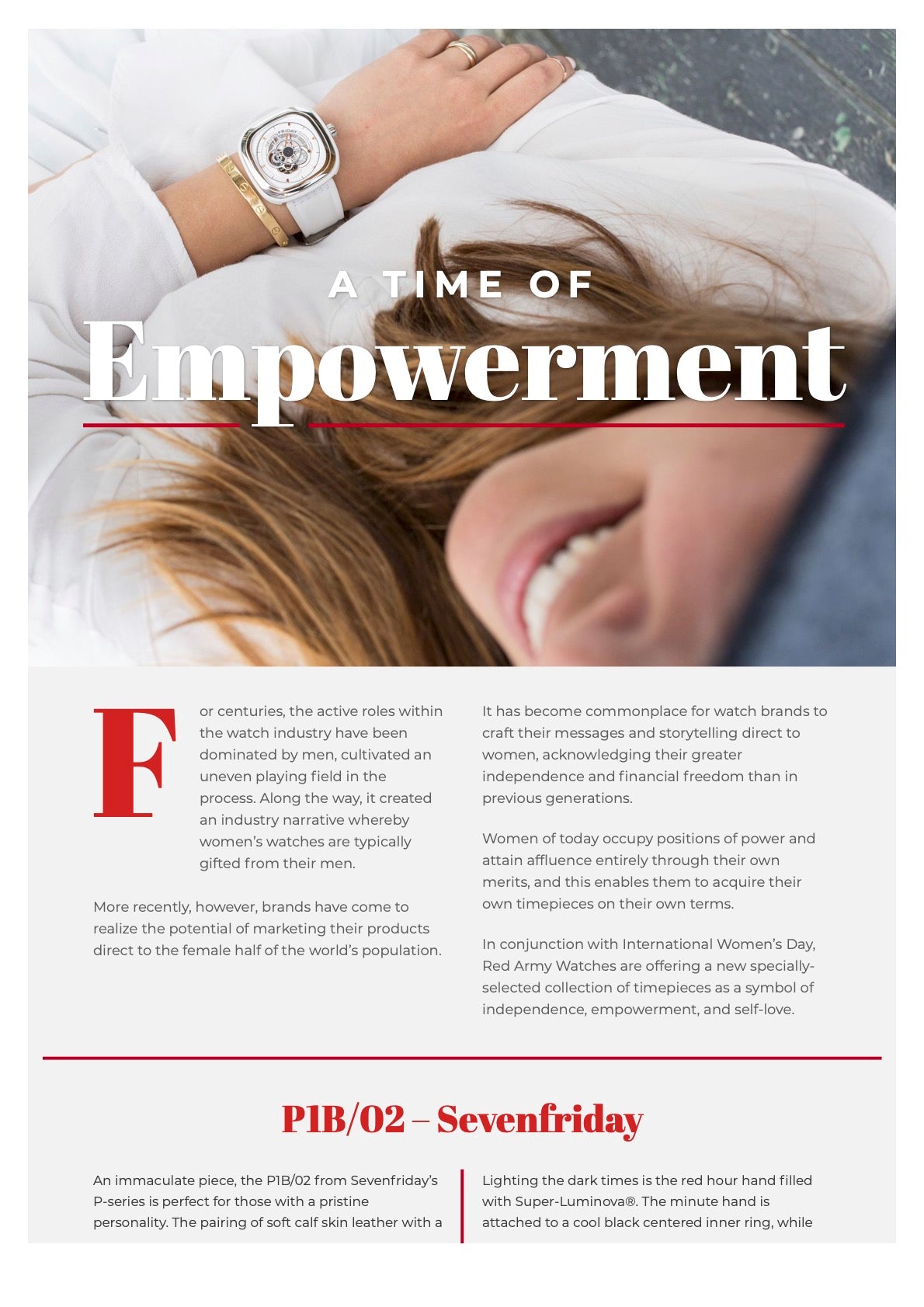 A Time of Empowerment