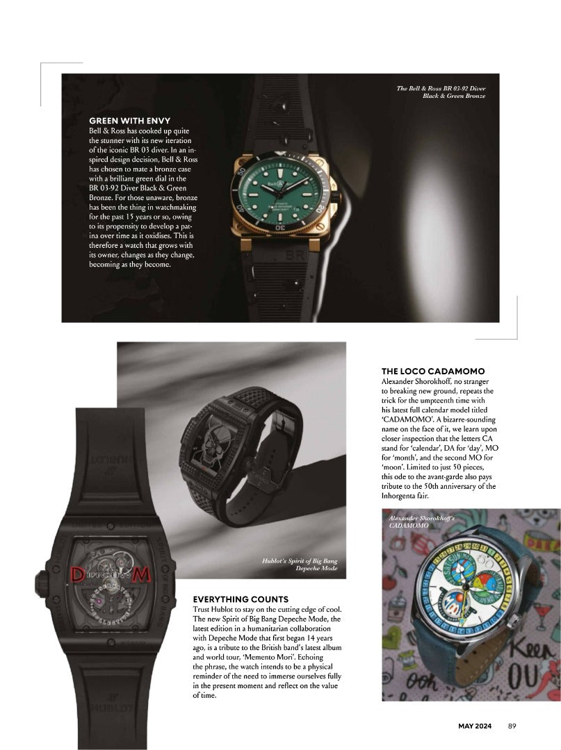 Alexander Shorokhoff - Cadamomo Featured in Prestige May Issue