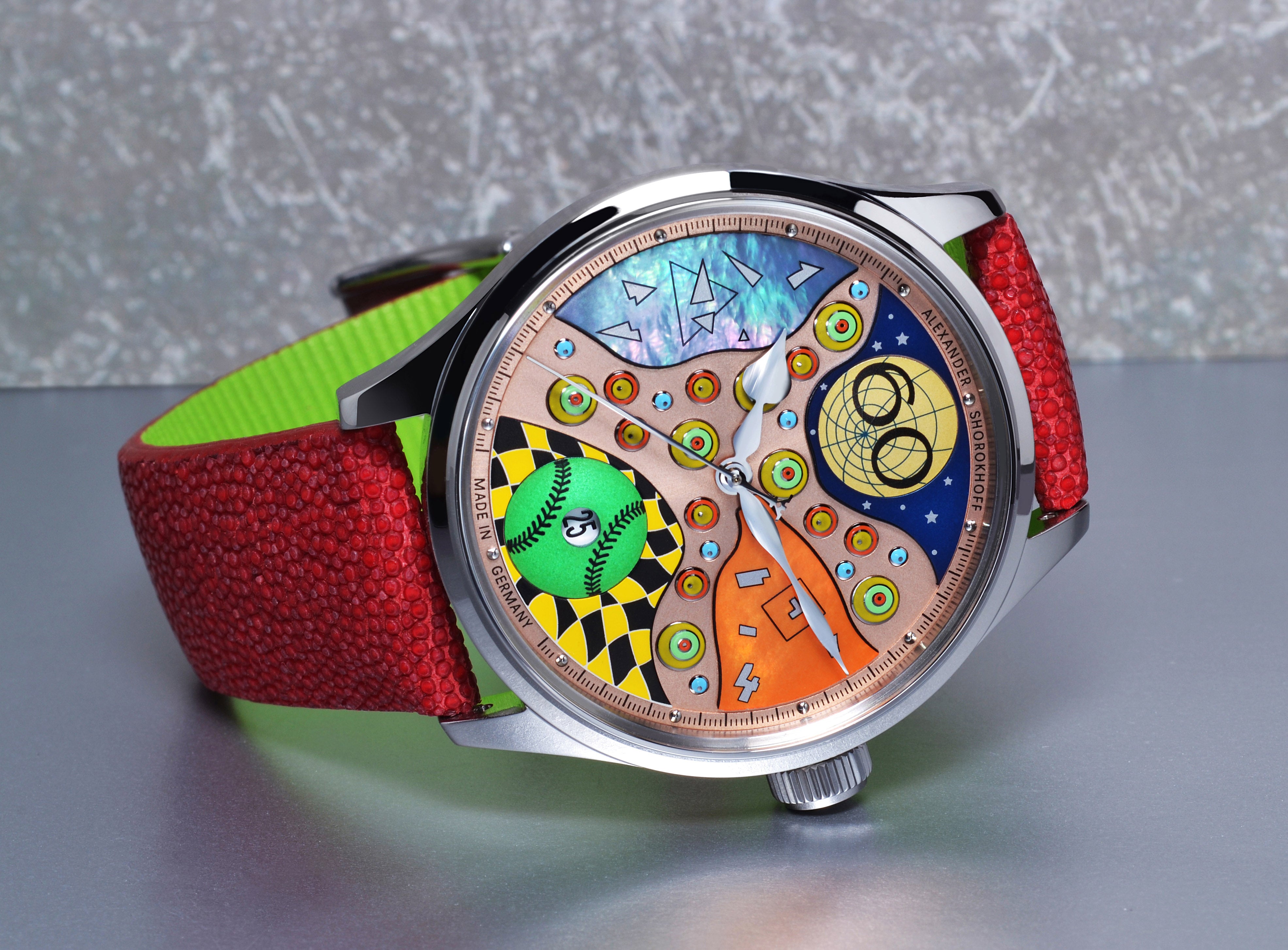 Most creative and crazy automatic watch Alexander Shorokhoff “Crazy Balls”