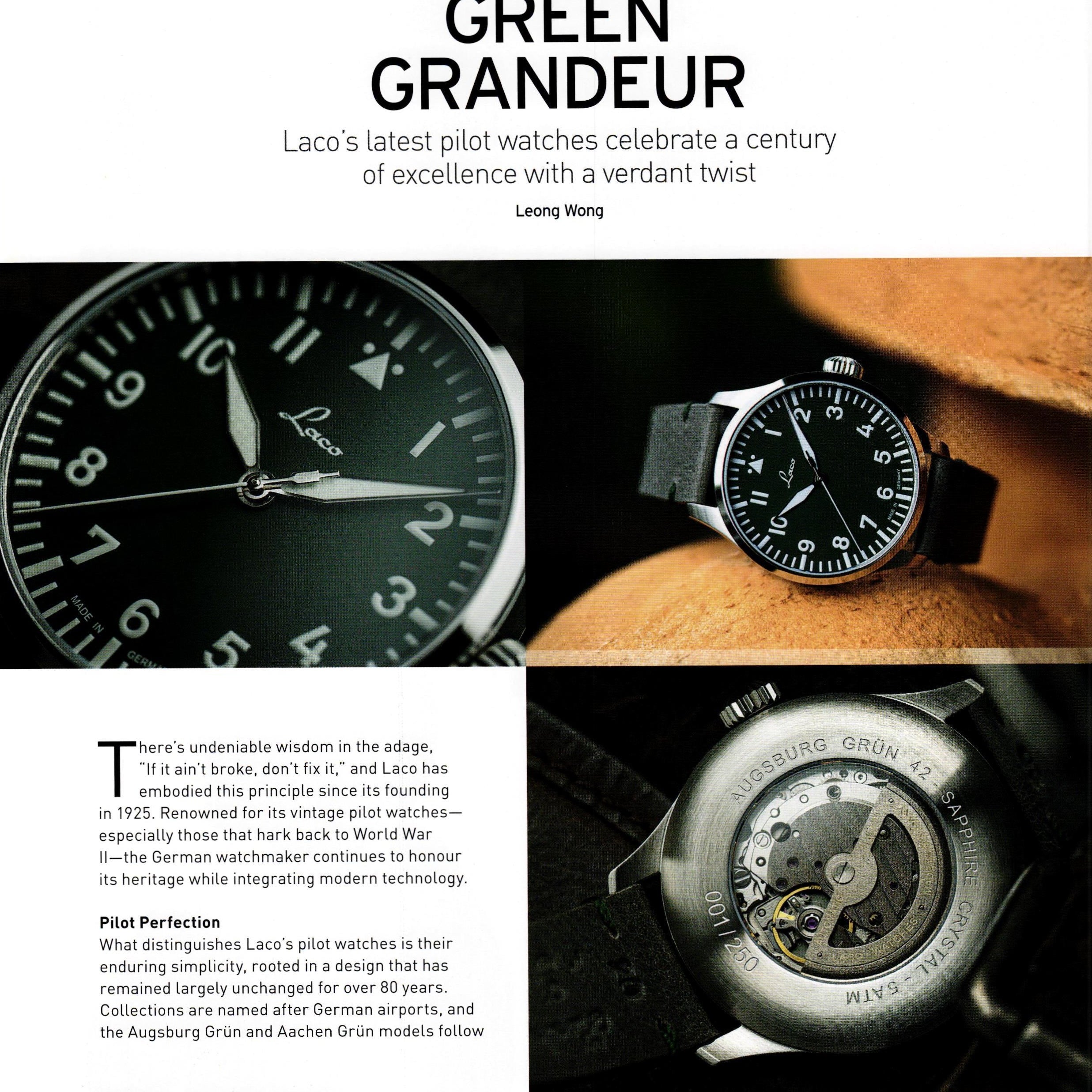 Green Grandeur. LACO featured in CROWN Oct 2024
