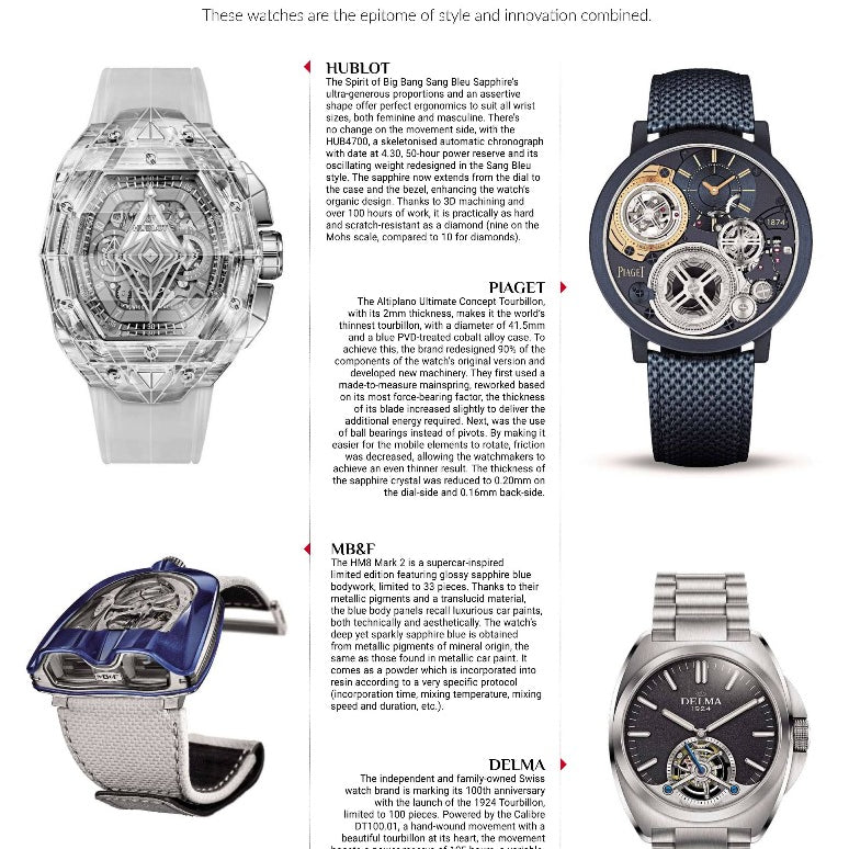 Delma - 1924 Tourbillon featured in The Star 13 May 2024