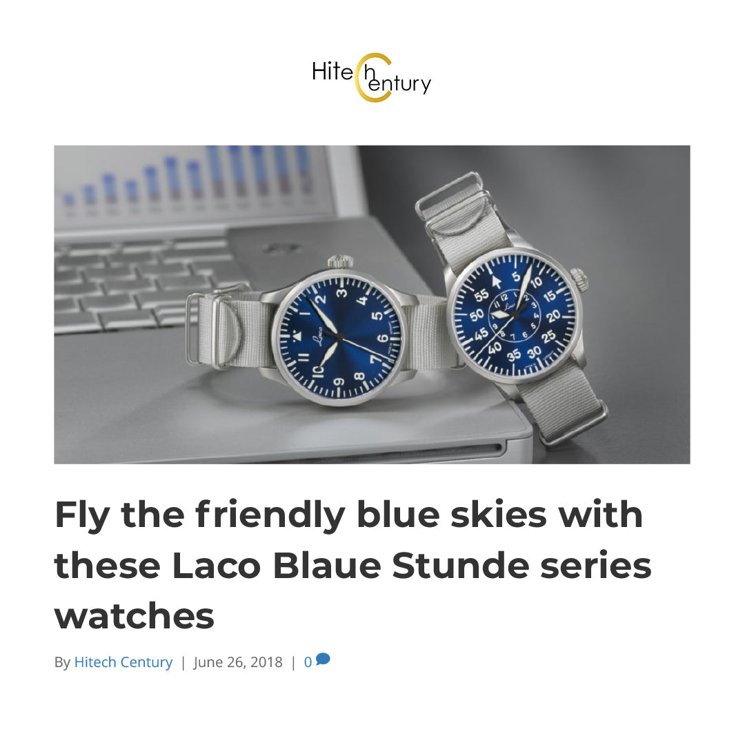 Fly the friendly blue skies with these Laco Blaue Stunde series watches