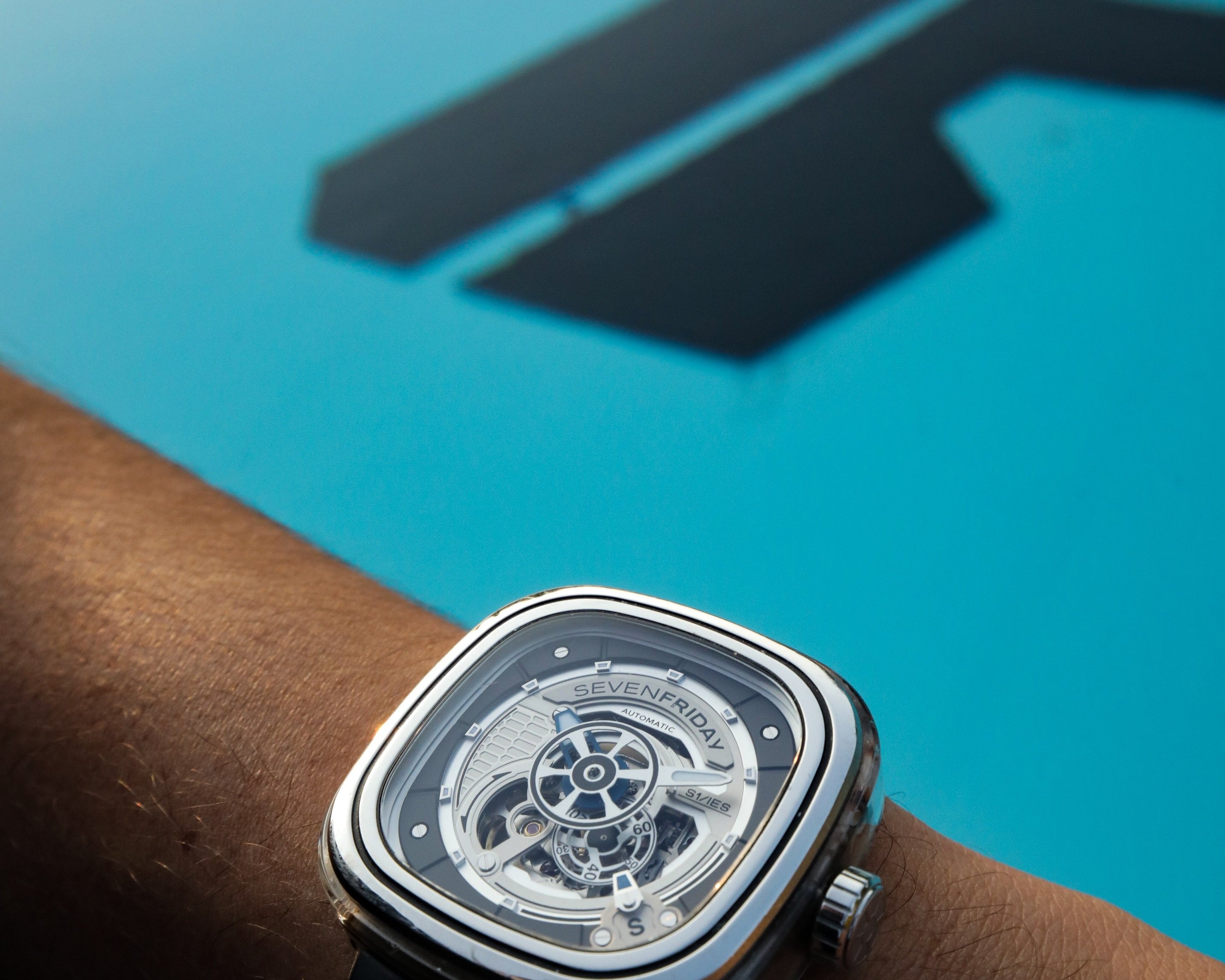 01M Now in Stainless Steel Bracelet