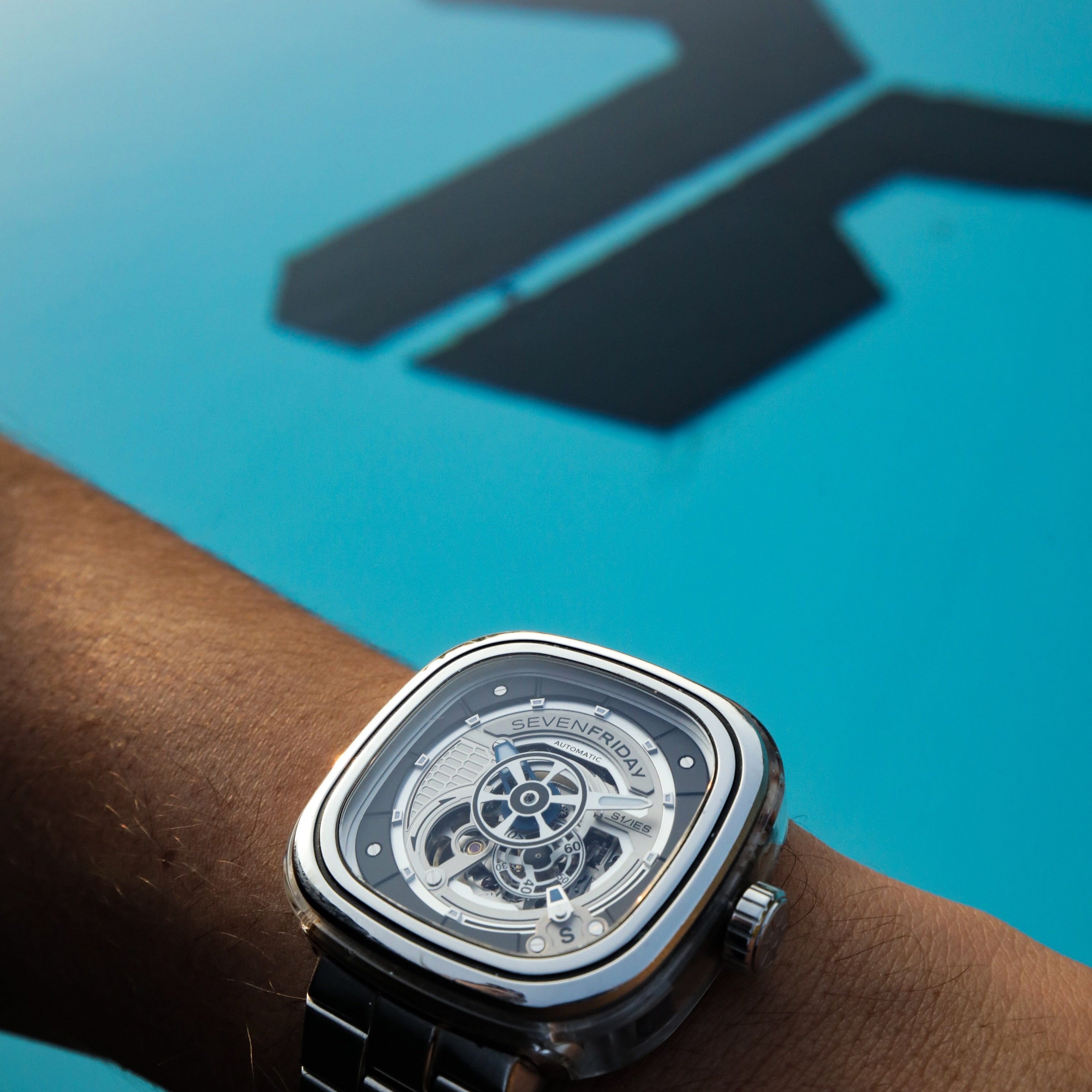 01M Now in Stainless Steel Bracelet