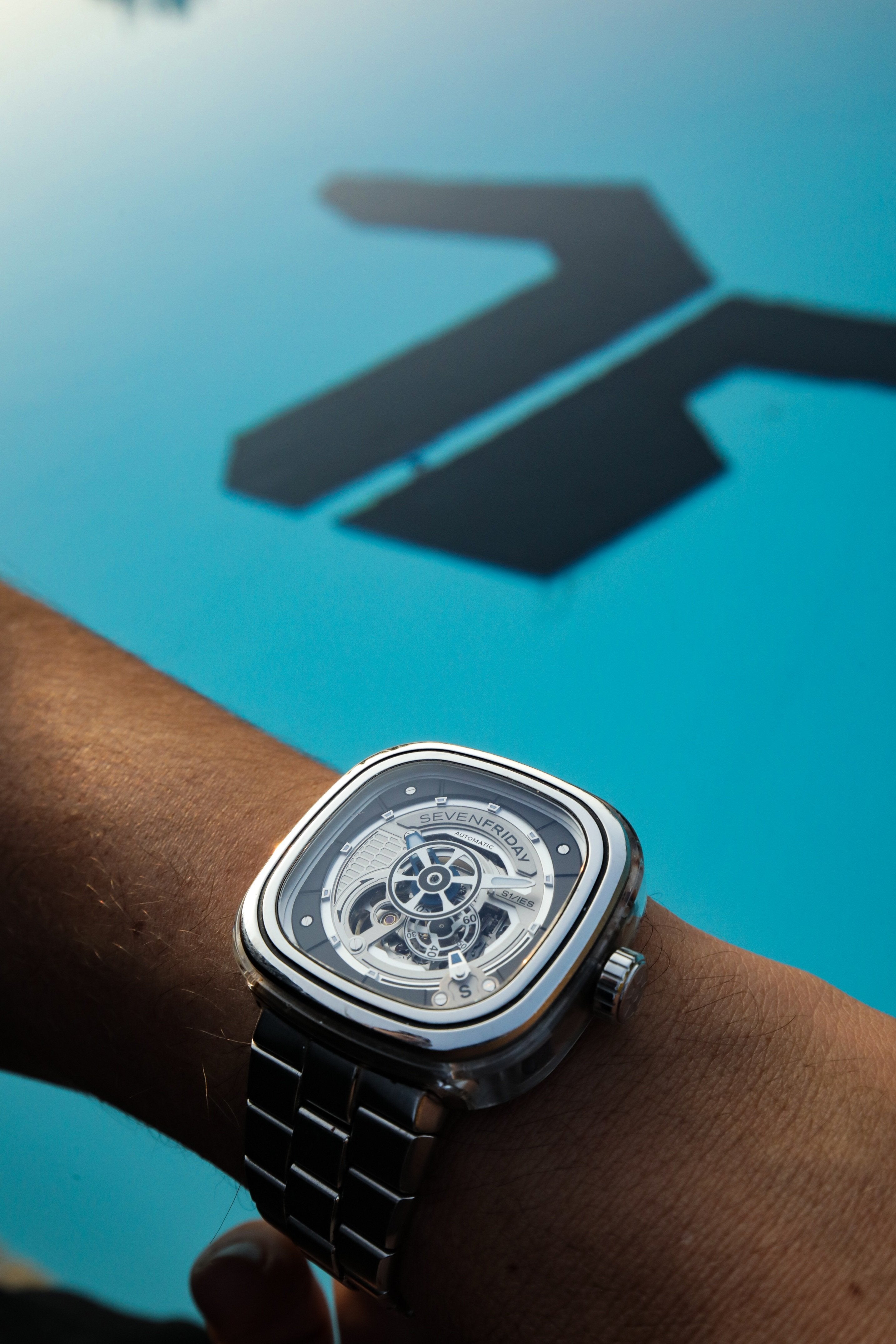 01M Now in Stainless Steel Bracelet