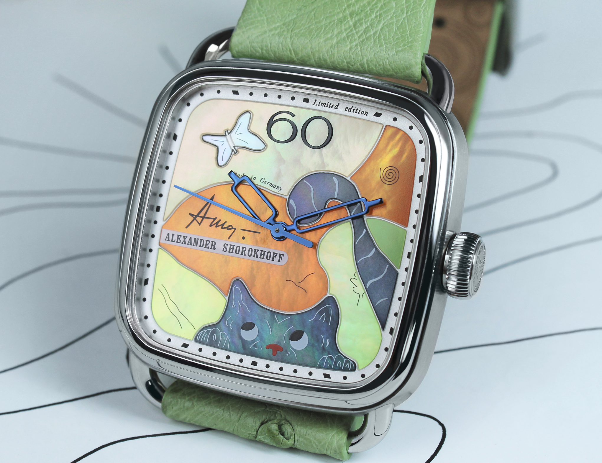 Artistry in Time: Unveiling the 'Black Cat' by Alexander Shorokhoff