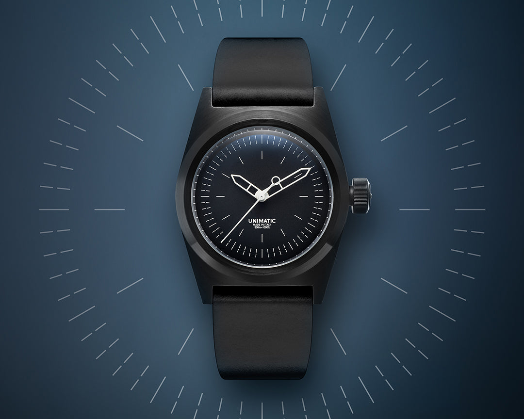 Unimatic Unveils Dual-Daytime and Nighttime Watches Inspired by Italian Rationalism