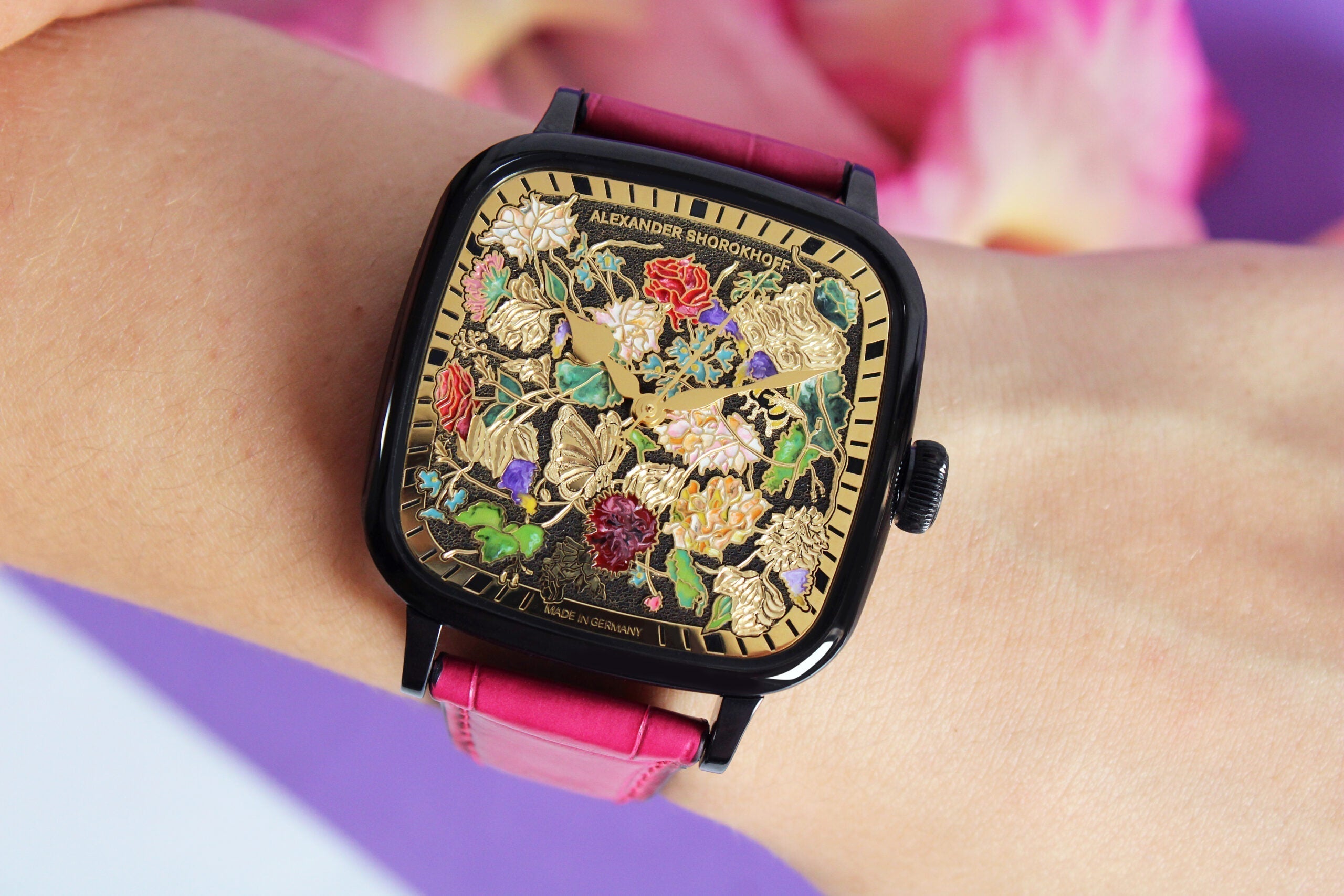A Floral Ode to Affection : The Alexander Shorokhoff Bella & Alla Watch
