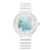 CIGA Design U-Series Blue Planet Ceramic Watch- Ice Age - Red Army Watches