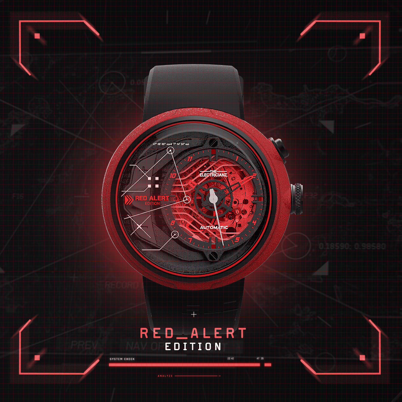 The ELECTRICIANZ Red Alert - Red Army Watches