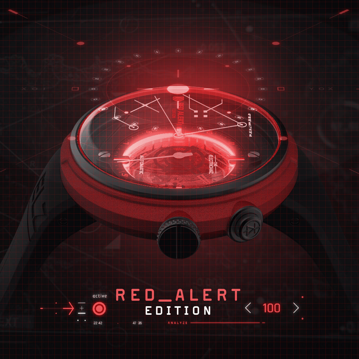 The ELECTRICIANZ Red Alert - Red Army Watches