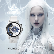 The ELECTRICIANZ Bionic Z 42mm White Rubber - Red Army Watches