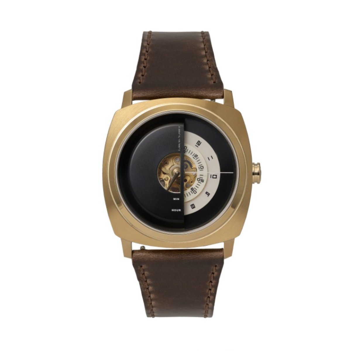 TACS AUTOMATIC MASK PLAYER WATCH (PYRITE GOLD) TS2101C - Red Army Watches