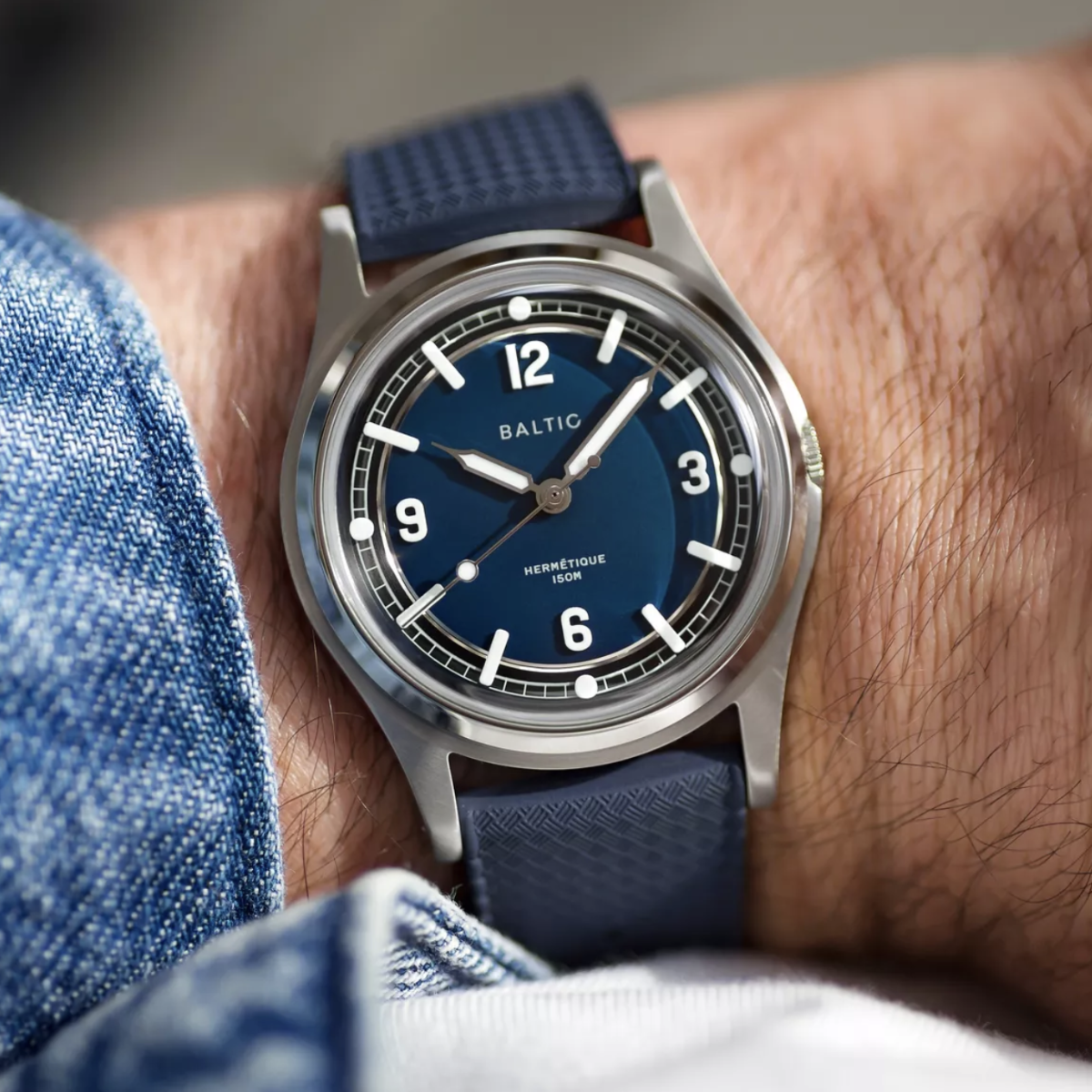 BALTIC HERMÉTIQUE TOURER BLUE - Red Army Watches