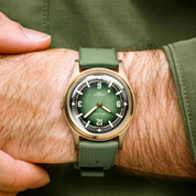 BALTIC HERMÉTIQUE TOURER BRONZE GREEN - Red Army Watches