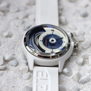 The ELECTRICIANZ Bionic Z 42mm White Rubber - Red Army Watches