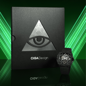 CIGA Design X-Series Eye Of Horus Black Mechanical Watch - Red Army Watches
