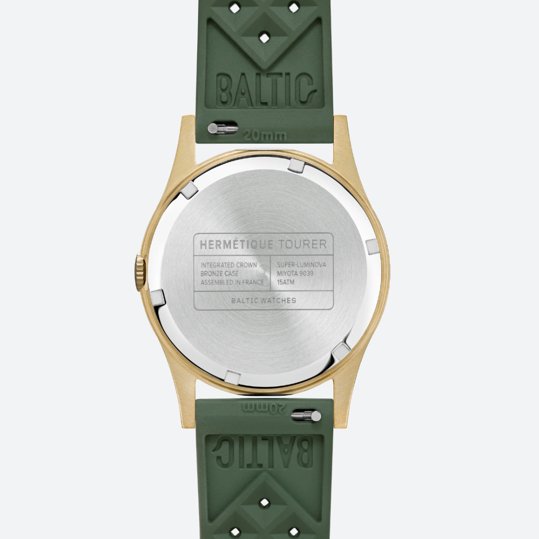 BALTIC HERMÉTIQUE TOURER BRONZE GREEN - Red Army Watches