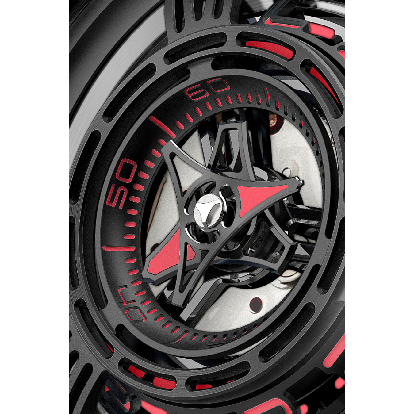 BEHRENS "STARSHIP" AUTOMATIC RED - Red Army Watches