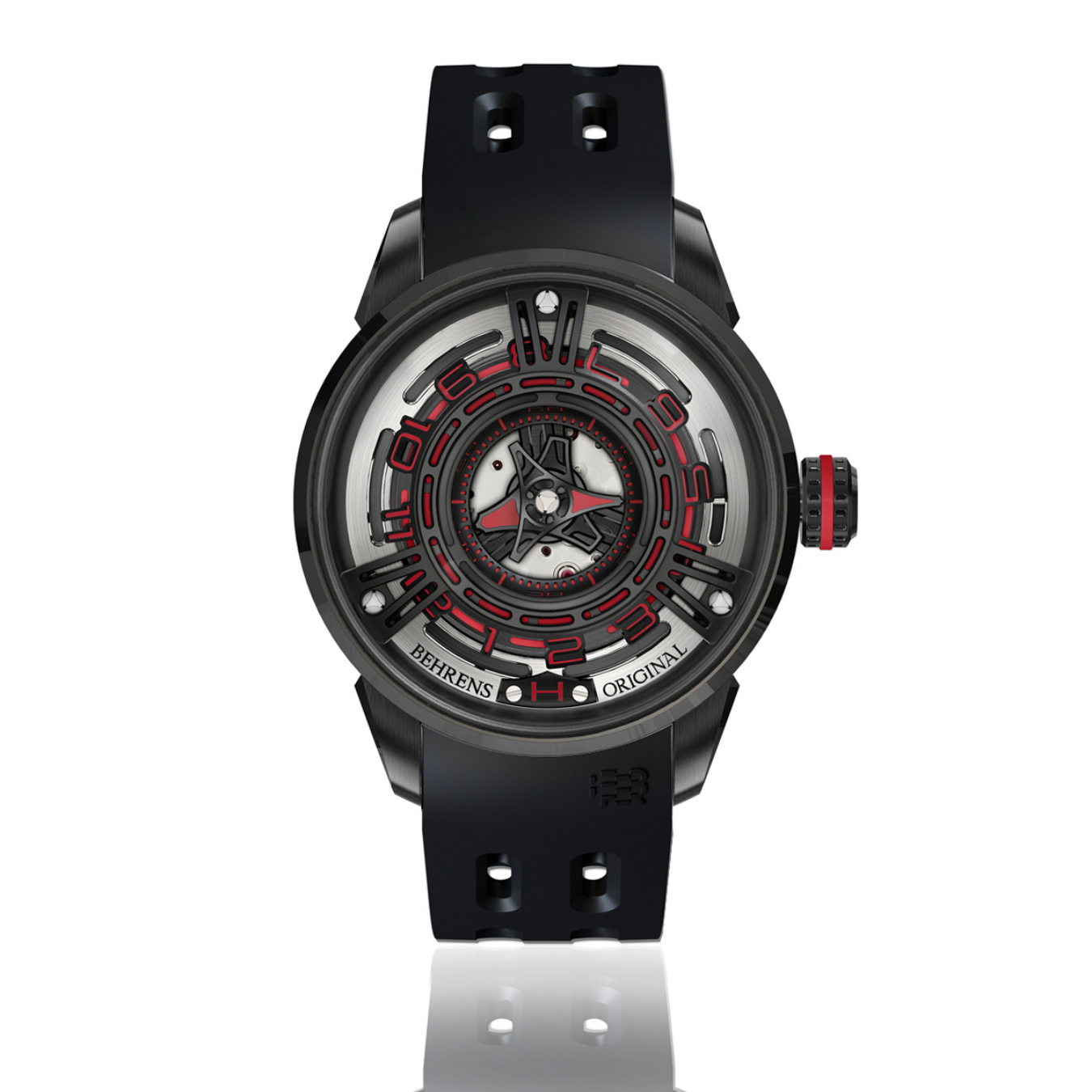BEHRENS "STARSHIP" AUTOMATIC RED - Red Army Watches