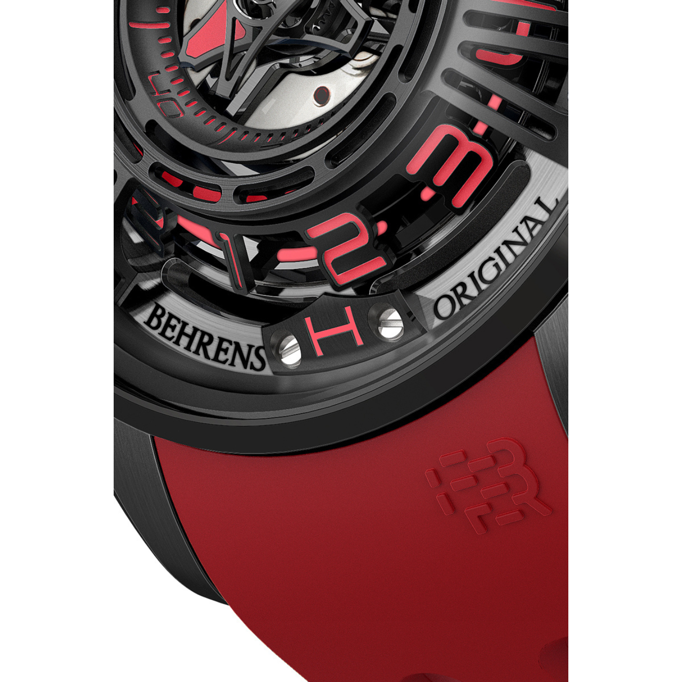 BEHRENS "STARSHIP" AUTOMATIC RED - Red Army Watches