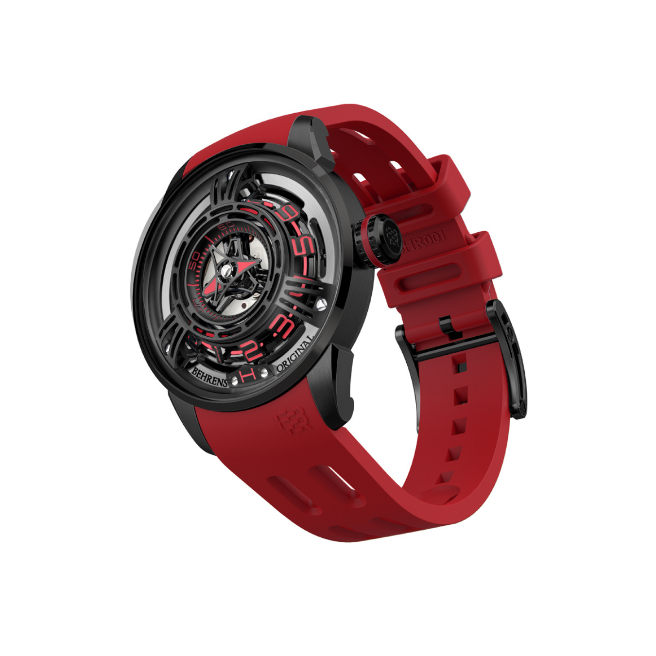 BEHRENS "STARSHIP" AUTOMATIC RED - Red Army Watches