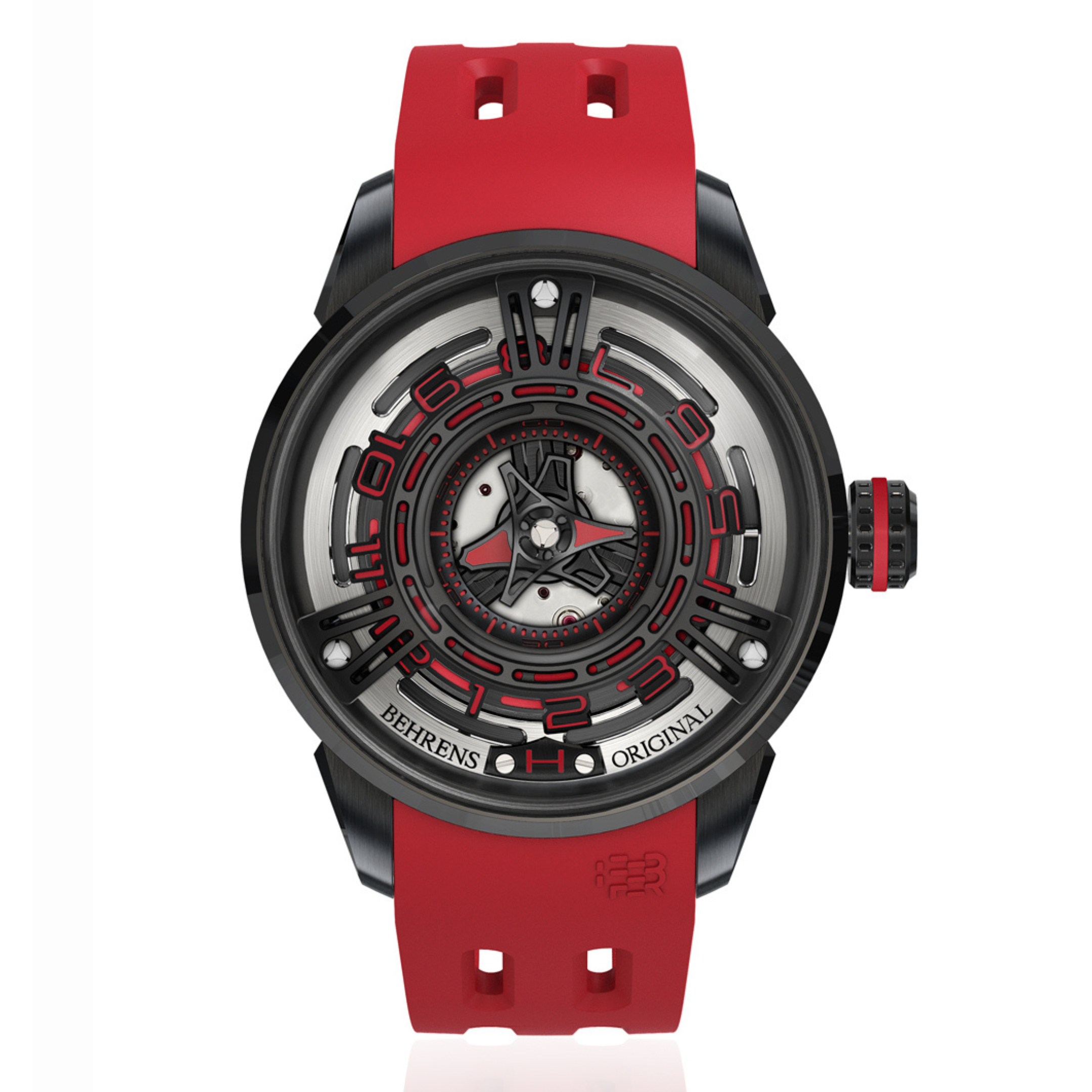 BEHRENS "STARSHIP" AUTOMATIC RED - Red Army Watches