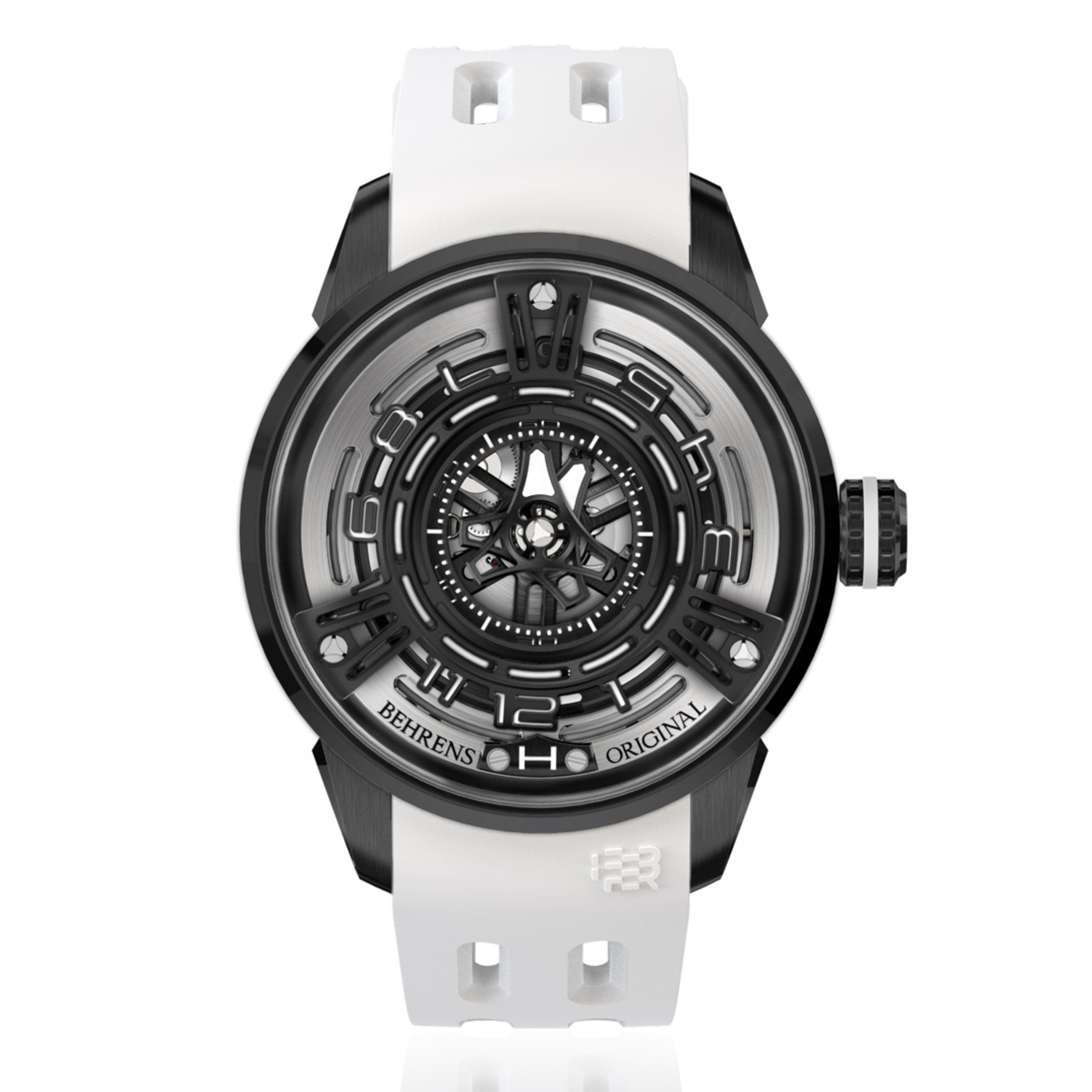BEHRENS "STARSHIP" AUTOMATIC WHITE - Red Army Watches