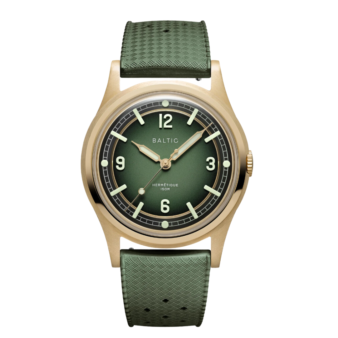BALTIC HERMÉTIQUE TOURER BRONZE GREEN - Red Army Watches