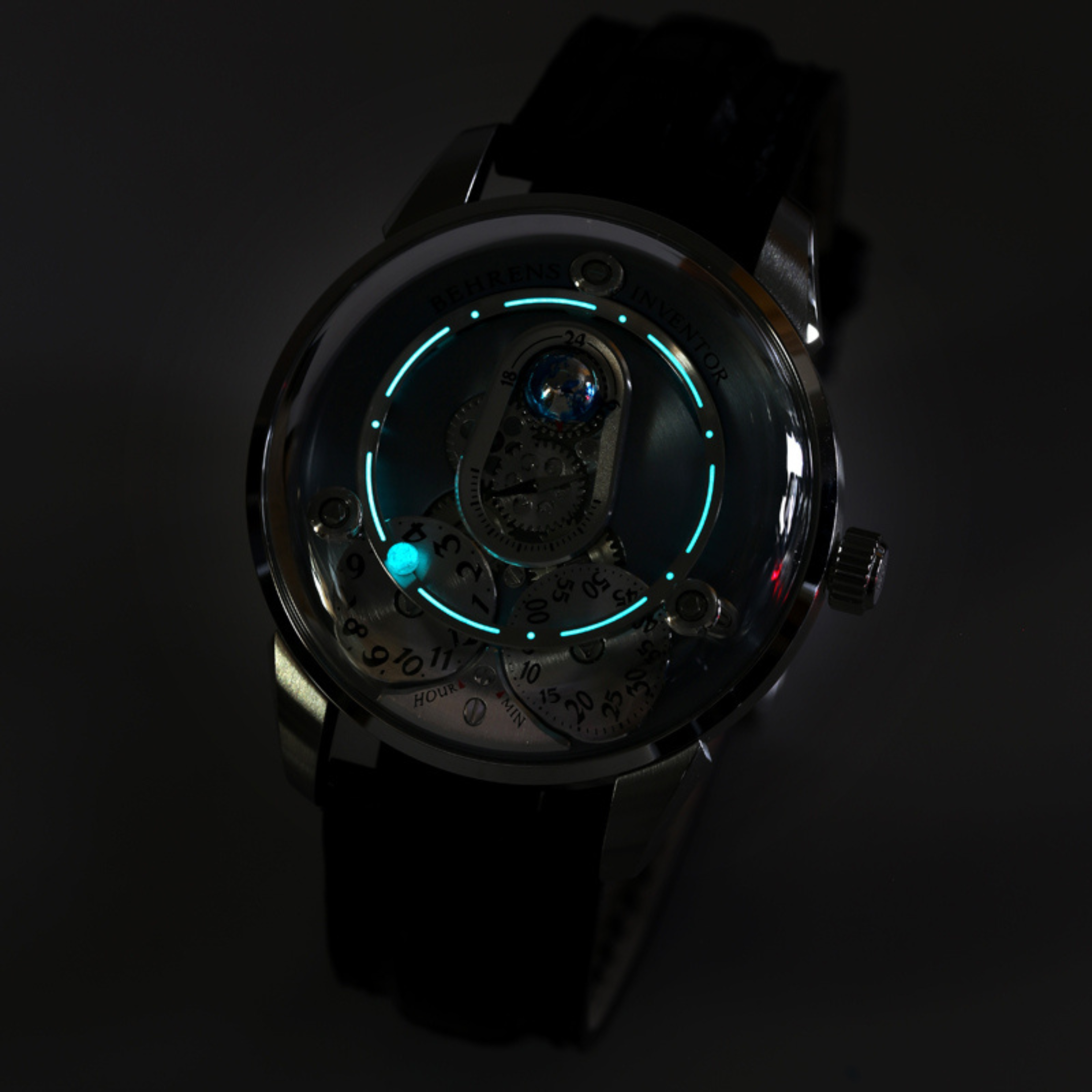 BEHRENS "APOLAR" AUTOMATIC BROWNISH GREY - Red Army Watches