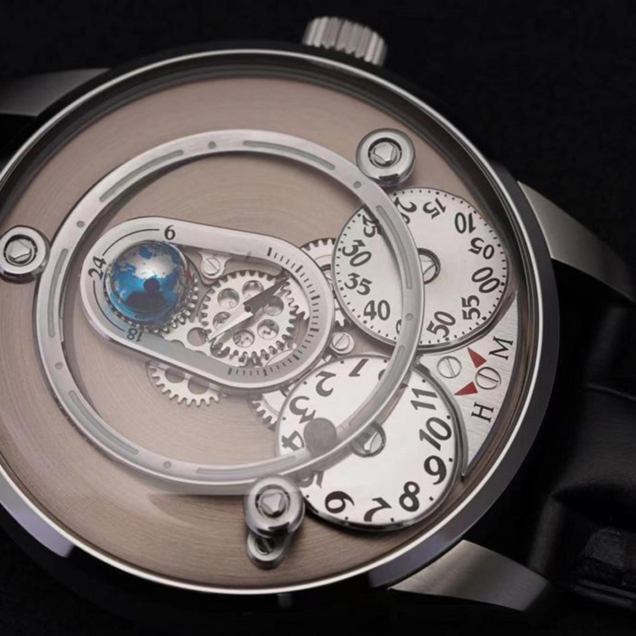 BEHRENS "APOLAR" AUTOMATIC BROWNISH GREY - Red Army Watches