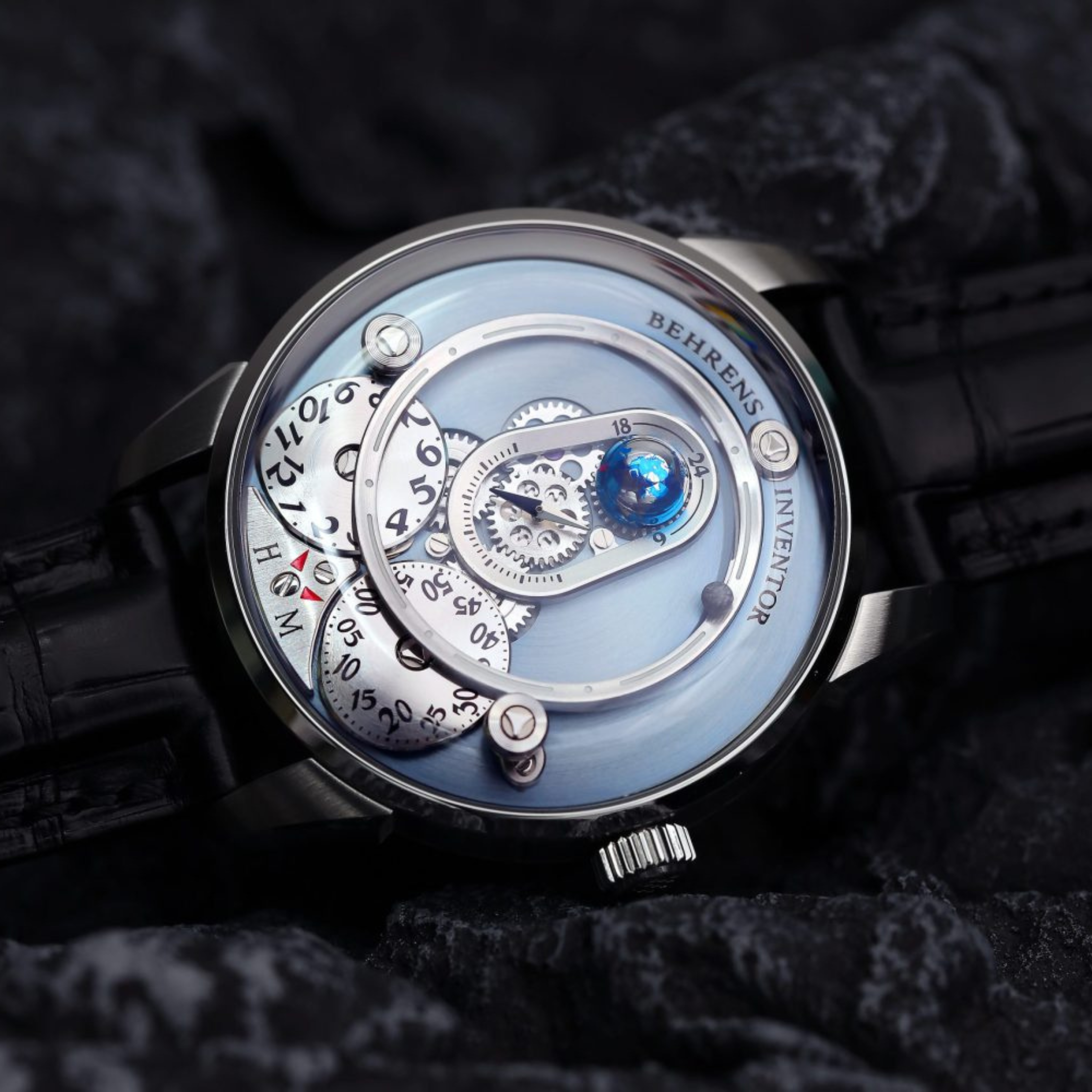BEHRENS "APOLAR" AUTOMATIC SKY BLUE - Red Army Watches
