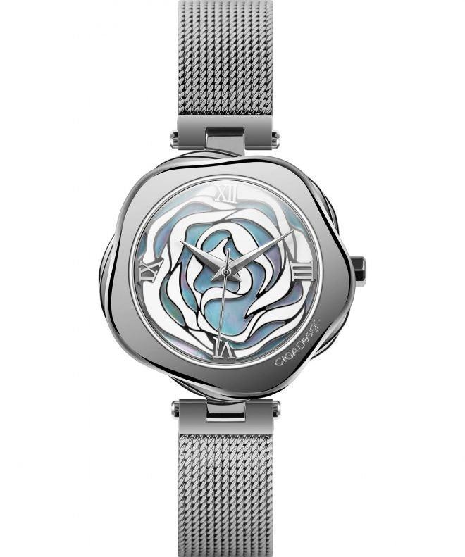 CIGA Design R-Series Denmark Rose Quartz (Steel Bracelet) - Red Army Watches