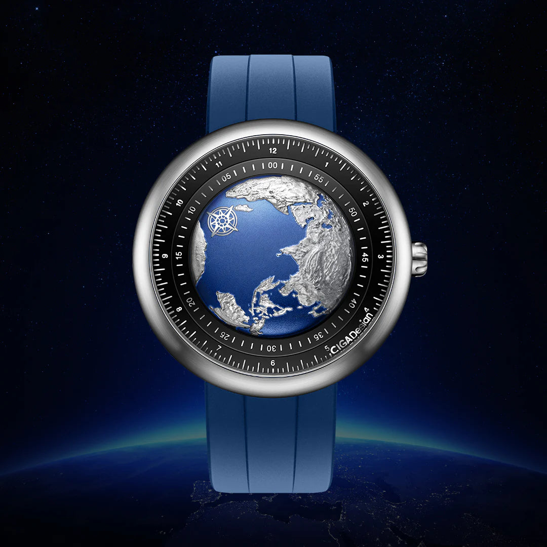 CIGA Design U-Series Blue Planet (GPHG) Stainless Steel - Red Army Watches