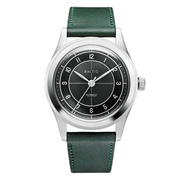 BALTIC HMS 002 BLACK (STITCH GREEN) - Red Army Watches