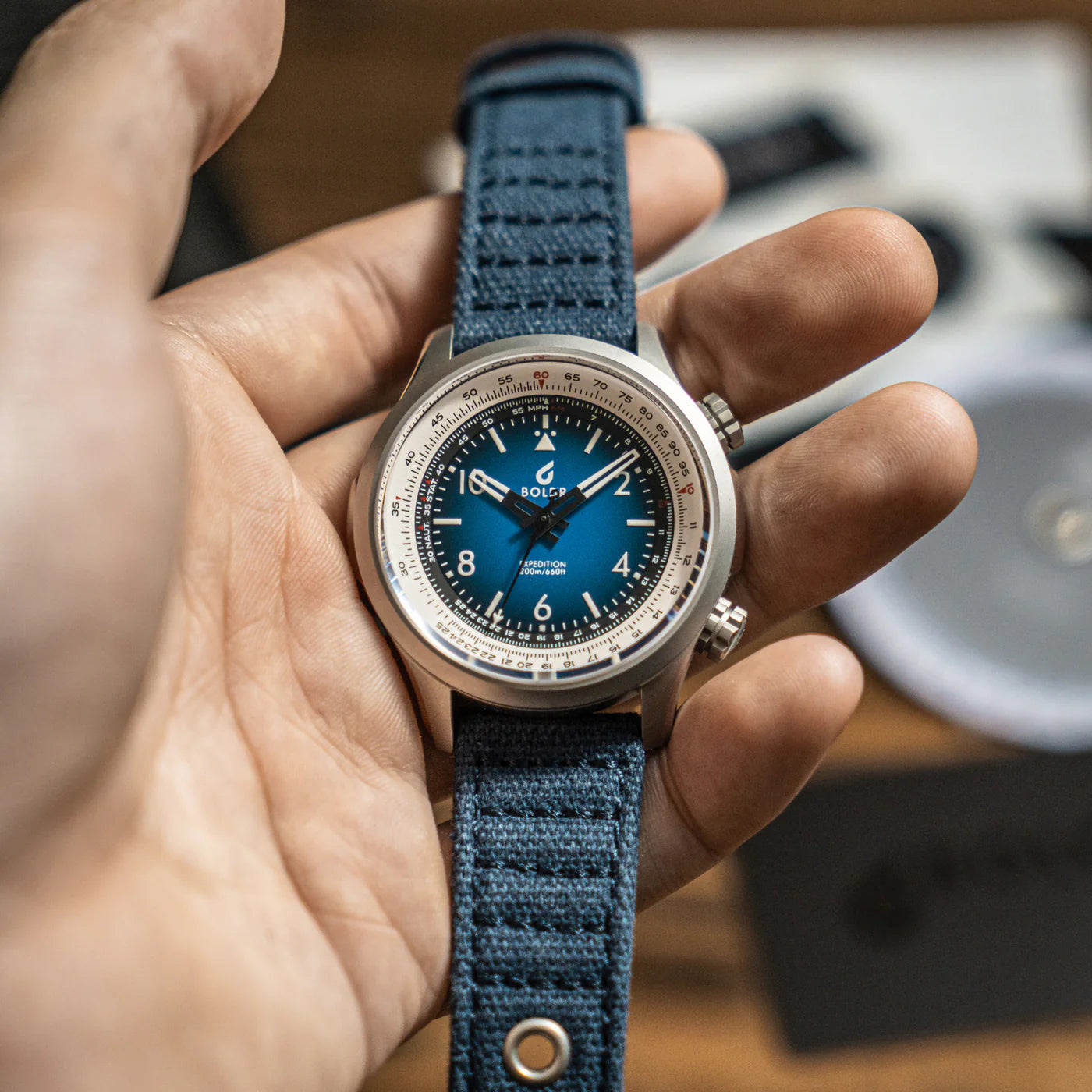 BOLDR Expedition Enigmath Coconino - Red Army Watches