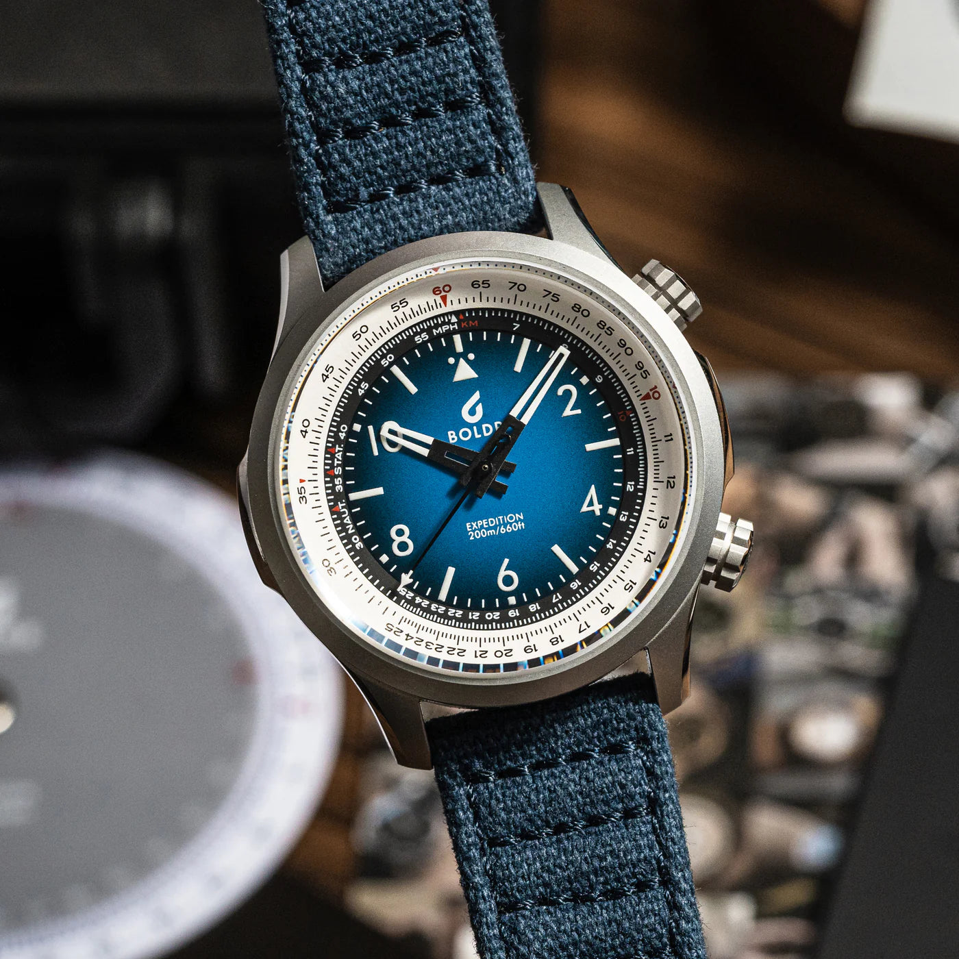 BOLDR Expedition Enigmath Coconino - Red Army Watches