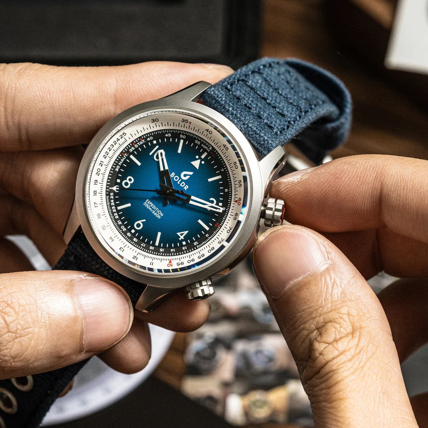 BOLDR Expedition Enigmath Coconino - Red Army Watches