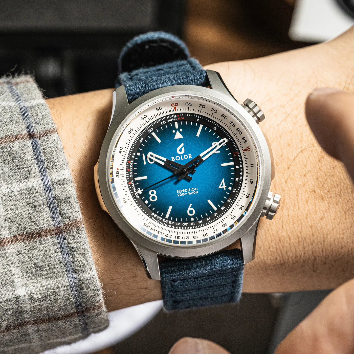 BOLDR Expedition Enigmath Coconino - Red Army Watches