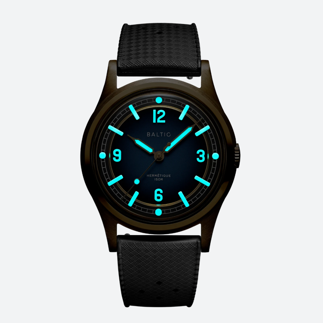 BALTIC HERMÉTIQUE TOURER BRONZE BLUE - Red Army Watches
