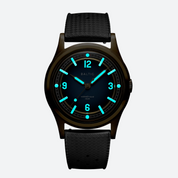 BALTIC HERMÉTIQUE TOURER BRONZE BLUE - Red Army Watches