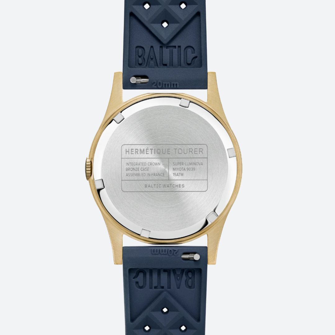 BALTIC HERMÉTIQUE TOURER BRONZE BLUE - Red Army Watches