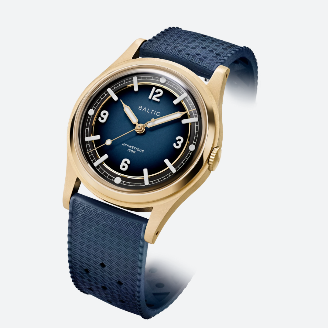 BALTIC HERMÉTIQUE TOURER BRONZE BLUE - Red Army Watches