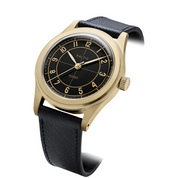 BALTIC HMS 002 GOLD PVD (BLACK SAFFIANO) - Red Army Watches
