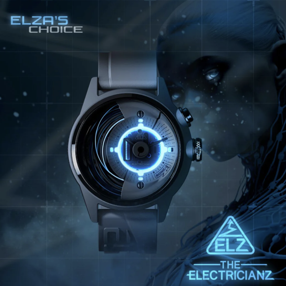 The ELECTRICIANZ Bionic Z 42mm White Rubber - Red Army Watches