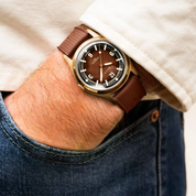 BALTIC HERMÉTIQUE TOURER BRONZE BROWN - Red Army Watches