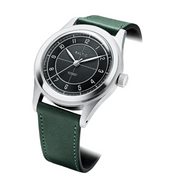 BALTIC HMS 002 BLACK (STITCH GREEN) - Red Army Watches