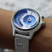 The ELECTRICIANZ Bionic Z 42mm White Rubber - Red Army Watches