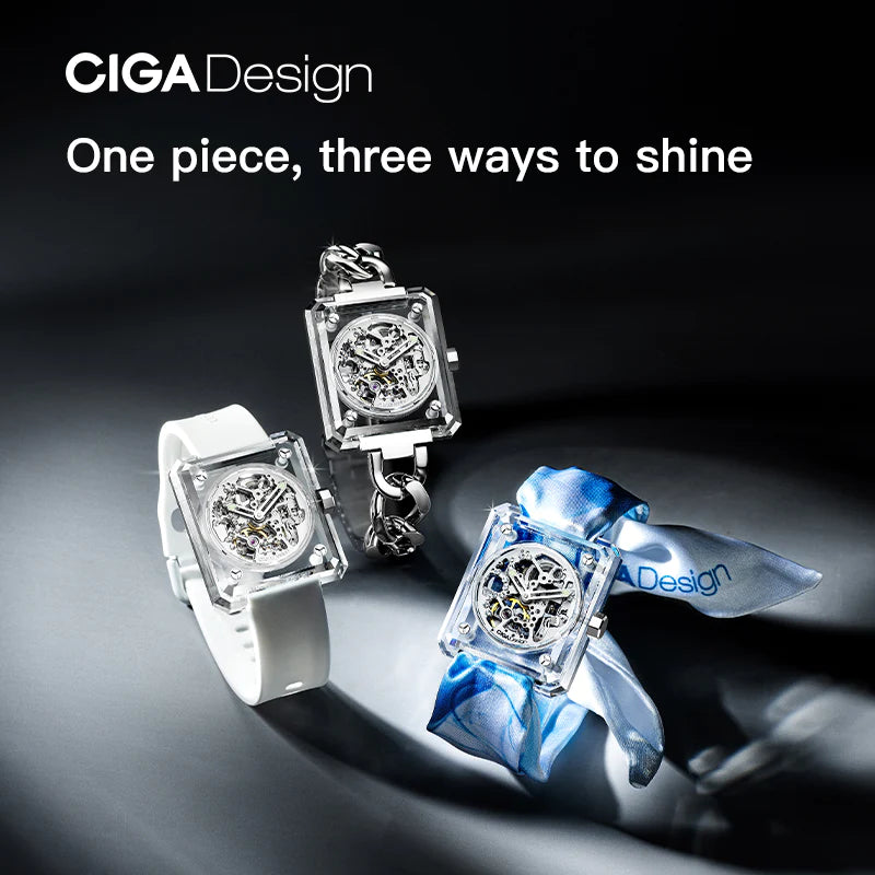 CIGA Design R-Series Crystal Love Automatic - Red Army Watches